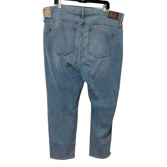 Madewell Womens Classic Straight Leg Jeans Size 35 Blue Medium Wash Stretch NWT - Picture 2 of 8